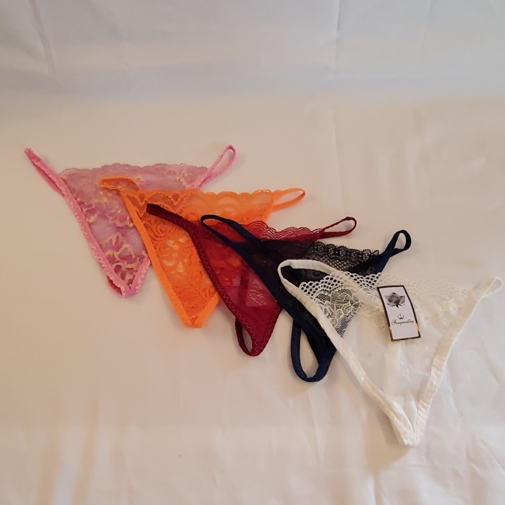 Lace Panties 5 Pair #002 - Picture 1 of 8